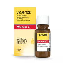 Vigantol 30 ml Vitamin D3 Drops Cholecalciferol 500 mcg/ml