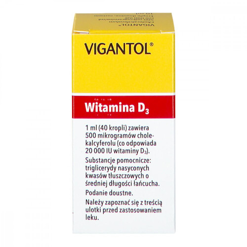 Vigantol 30 ml Vitamin D3 Drops Cholecalciferol 500 mcg/ml 1
