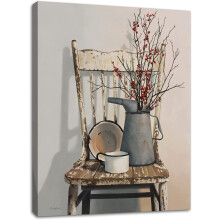 Farmhouse Canvas Art mural decor mural rustique fleur theme peinture image de salle de bain decoration murale en bois art mural encadre facile a
