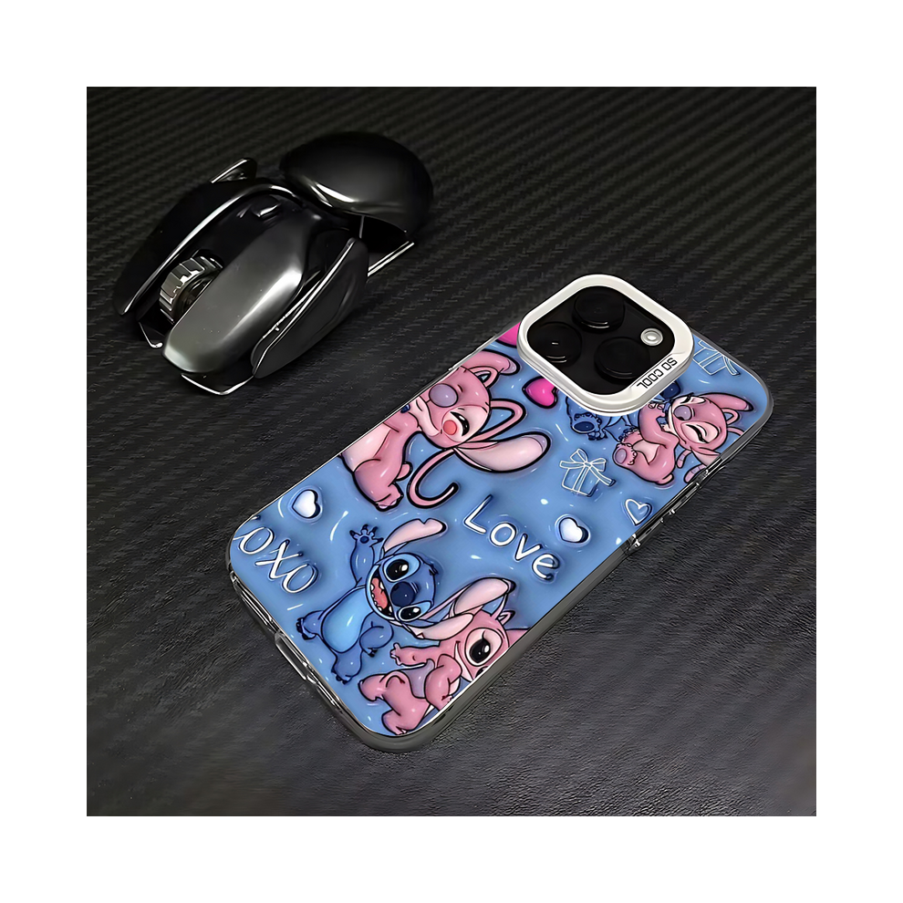 (Cyw-156X2240718a10, Note20) Cute Stitchs Angels Couple Case For Samsung Galaxy 931287901660