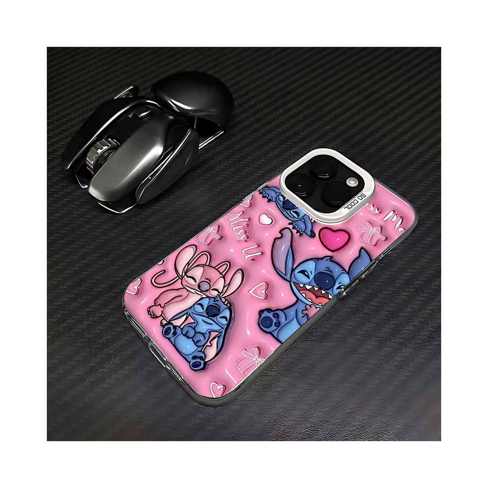 (Cyw-156X2240718a9, Note20) Cute Stitchs Angels Couple Case For Samsung Galaxy 931287901677