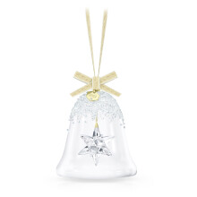 SWAROVSKI Jahresedition Weihnachtsglocke 2022 Ornament Wei   e Kristalle Teil der Jahresedition Kollektion