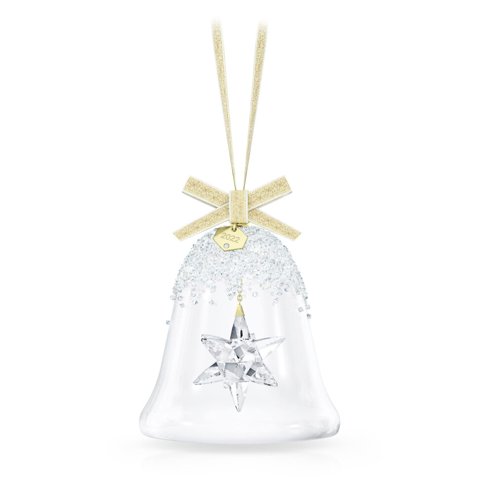 SWAROVSKI    dition Annuelle Cloche de No   l 2022 Ornement Cristaux Blancs Fait partie de la collection    dition Annuelle