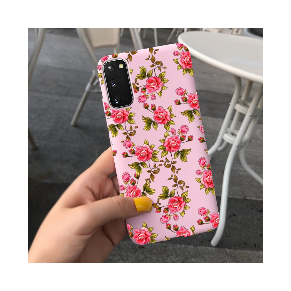(, For Galaxy S20 Fe) For Samsung Galaxy S20 5G S20+ Case Cover Fashion Cream 931287894634