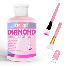 sevgili diamantmlning ttningssatser 120 ml med borstar diamantkonstttare pussel lim diamantmlning tillbehr och verktyg fr vuxna (4 oz)