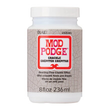 Mod Podge One-Step Crackle Medium 8 fl oz Premium Acryl Sealer Perfect voor eenvoudig aan te brengen doe-het-zelf kunst en ambachten CS25384 Helder