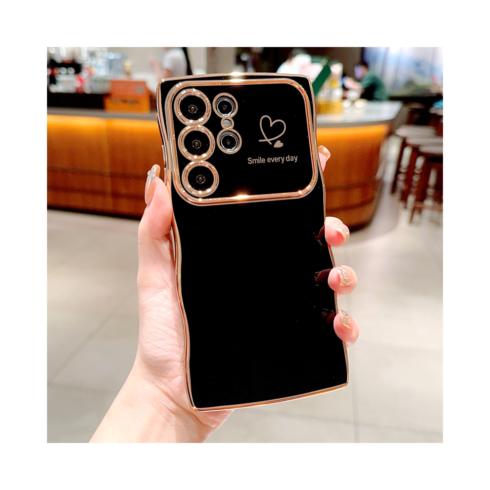 (, Samsung S23 Ultra) Plating Soft Tpu Case For Samsung Galaxy S25 S24 S Black 931287933616
