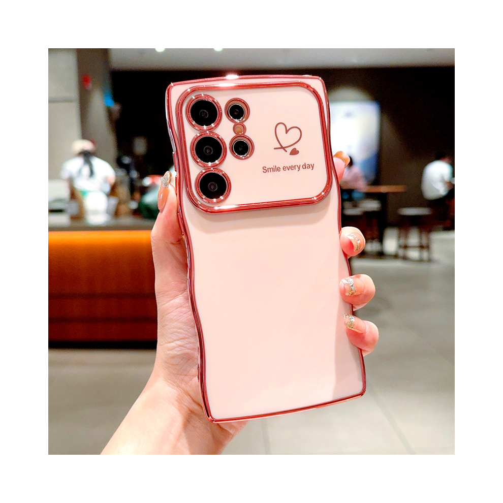 (, For Samsung S24) Plating Soft Tpu Case For Samsung Galaxy S25 S24 S Pink 931287934309
