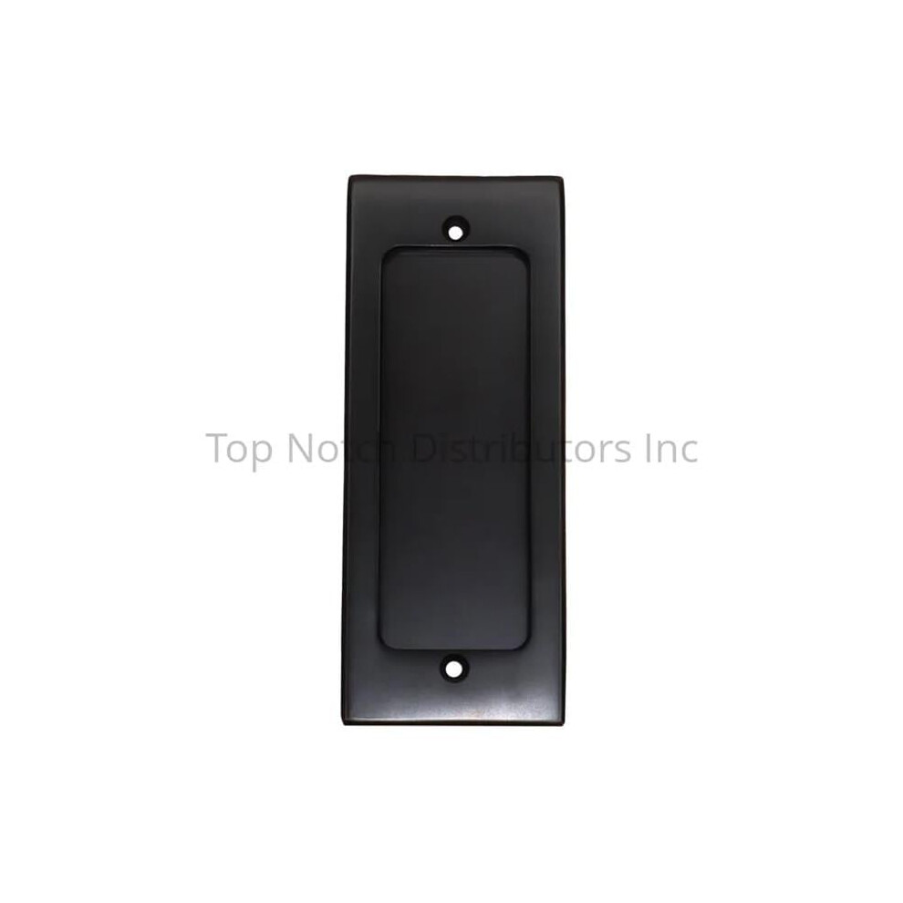 Emtek 2215Us10b Modern Rectangular Flush Pull - Oil Rubbed Bronze Finish 840392538008