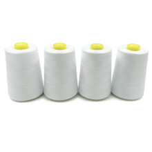 ?estoasa 4 conuri de 3000 de metri Fiecare fir de bobina pentru cusut toate scopurile de cusut de cusut 100% fir de poliester pentru serger cu ov