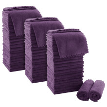 MOONQUEEN Set di salviette ultra morbide di alta qualit - 30,5 x 30,5 cm - Confezione da 72 - Asciugatura rapida - Salviette da bagno in velluto
