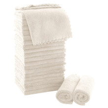MOONQUEEN Set di salviette ultra morbide di alta qualit - 30,5 x 30,5 cm - Confezione da 24 - Asciugatura rapida - Salviette da bagno in velluto