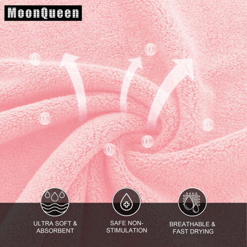 MOONQUEEN Σετ Υπερμαλακών Premium Πετσετών - 12 x 12 ίντσες - 72 Πακέτο - Γρήγορο Στέγνωμα 1