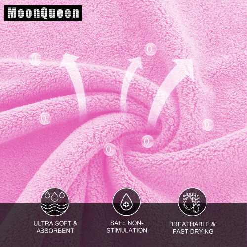 MOONQUEEN Υπερμαλακές Πολυτελείς Πετσέτες - 12 x 12 ίντσες - 72 Τεμάχια - Γρήγορη Στέγνω 1