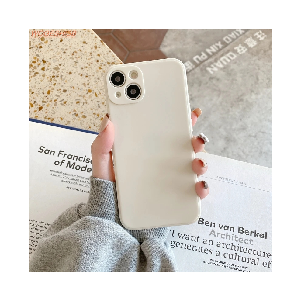 (Old Galaxy Note 10 Plus) Luxury Liquid Silicone Phone Case For Samsung Gala White 931287937737