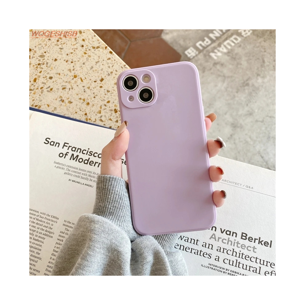 (, Galaxy S20) Luxury Liquid Silicone Phone Case For Samsung Gala Purple 931287939502