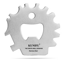 KUNIFU BBQ Grill Scraper  Stocking Stuffers  Bristle-Free for Griddle  Kitchen Gadgets Cleaner  Camping Accessories  Ideal Gifts for Christmas  for Me