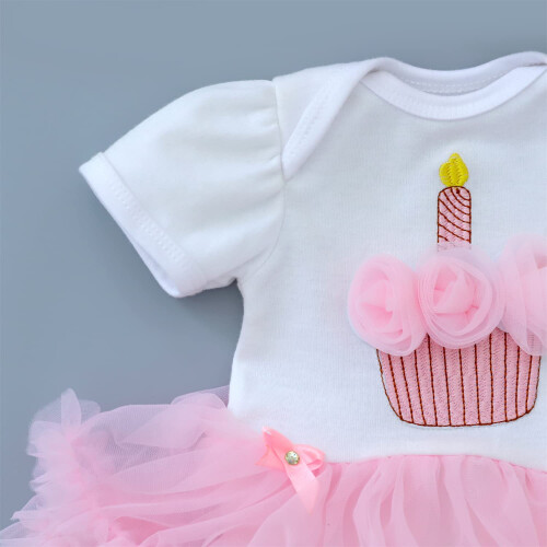 Roupas para Bonecas Reborn 17-22 Polegadas Menina, Acessórios de Vestuário (Coroa Rosa) 1
