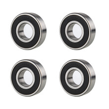 6204 -Rs t?tningslejer dyb rilleboldb?rer - 20x47x14mm - smurt - krom st?l 4 stk