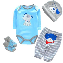 ZIYIUI Reborn Baby Doll Kleidung 4tlg Set Outfit Zubehör für 17-22 Zoll Neugeborene Puppen