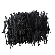 Kabelbinders 4 inch 1000 stuks kabelbinders met 18 pond treksterkte zwarte kabelbinders zelfsluitende nylon kabelbinders voor binnen en buiten (4 inc