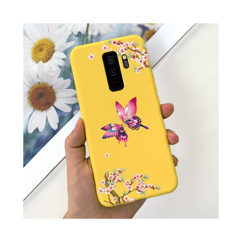 (Case-C57, For Samsung S9) For Samsung Galaxy S9 Plus Case Fashion Butterfly 931287985561