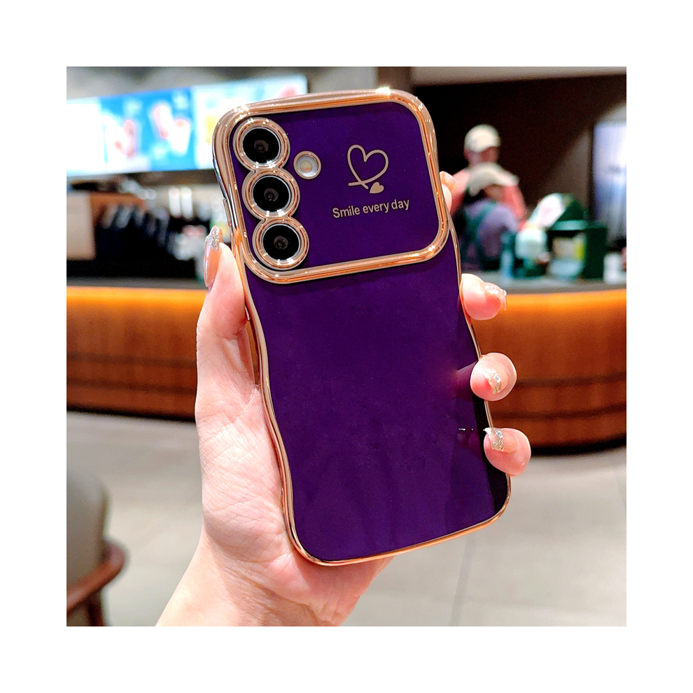 (Dark For Samsung S24 Plus) Plating Soft Tpu Case For Samsung Galaxy S25 A16 A Purple 931288001116