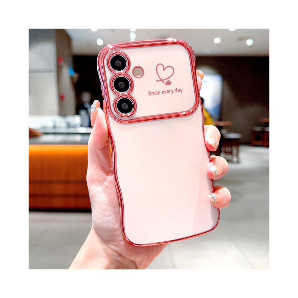 (, Samsung S24 Ultra) Plating Soft Tpu Case For Samsung Galaxy S25 A16 A Pink 931288001185