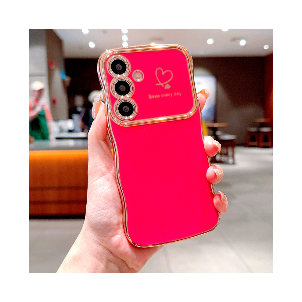 (, For Samsung S24 Fe) Plating Soft Tpu Case For Samsung Galaxy S25 A16 A Red 931288001833