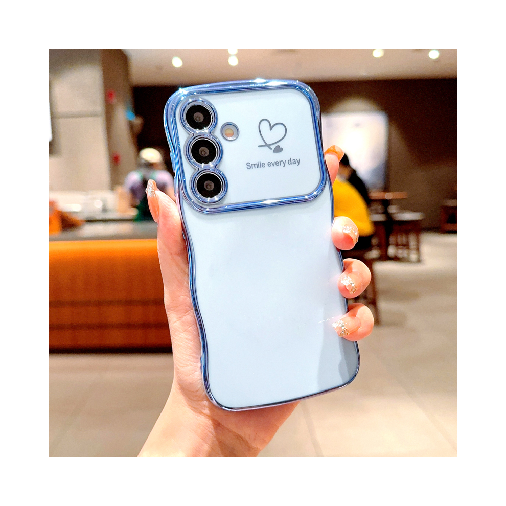 (Peak For Samsung S24 Fe) Plating Soft Tpu Case For Samsung Galaxy S25 A16 A Blue 931288001932