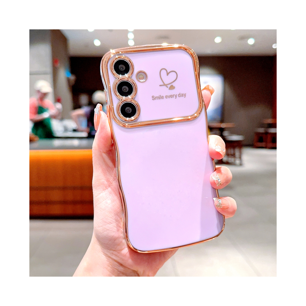 (Light Samsung S23 Ultra) Plating Soft Tpu Case For Samsung Galaxy S25 A16 A Purple 931288002557