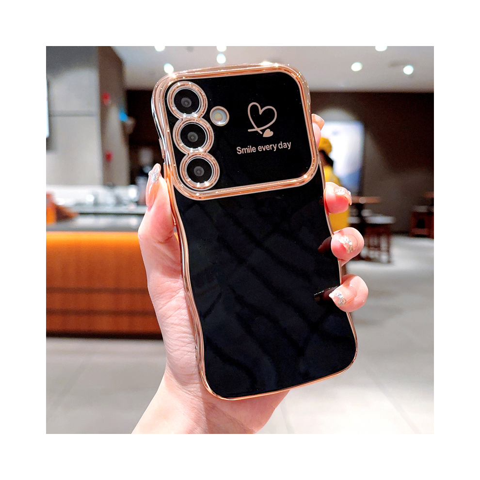 (, For Samsung S24) Plating Soft Tpu Case For Samsung Galaxy S25 A16 A Black 931288002571