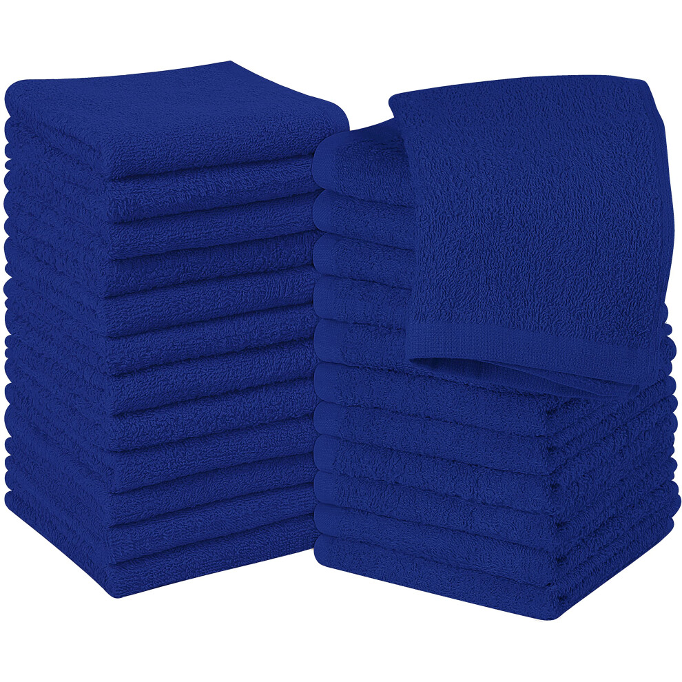 Utopia Towels Cotton Washcloths Set - 100% Ring Spun Cotton Premium Quality Flannel Face Cloths Highly Absorbent And Soft Feel Fingertip Towels