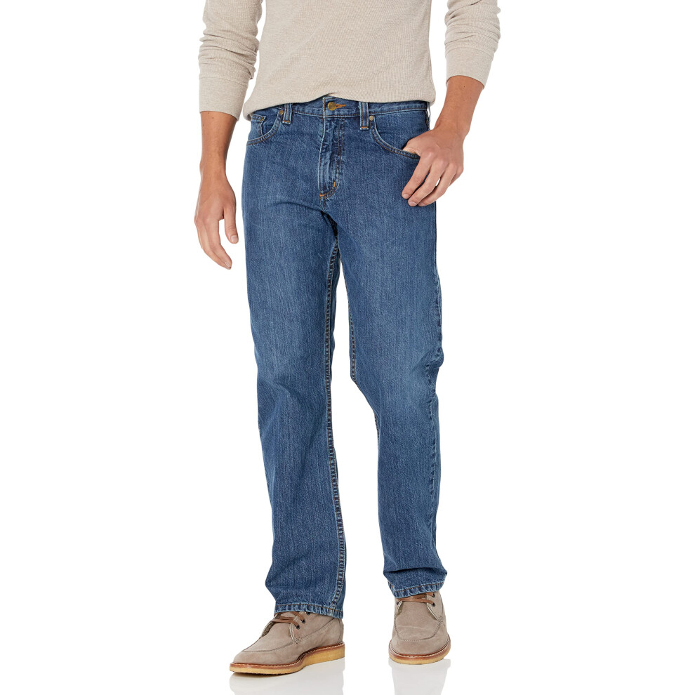 Carhartt Men's Relaxed Straight Jean Bay W50 X L32