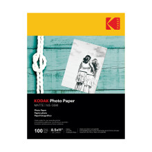 Kodak photo paper 8.5 x 11 matte 100 count 39 lb - 145 g/m (41184-3510-225)
