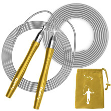 Springtouw Hoge snelheid gewogen springtouw - Premium kwaliteit zonder knopen - Zelfsluitend schroefvrij ontwerp - Springtouwen voor fitness - Spring