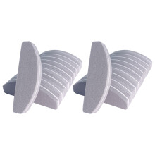 20 pcs neglebuffere dobbeltsidede neglefiler buffer blokke 100/180 korn b?rbar vaskbar slibning buffing fil bue form (gr?)