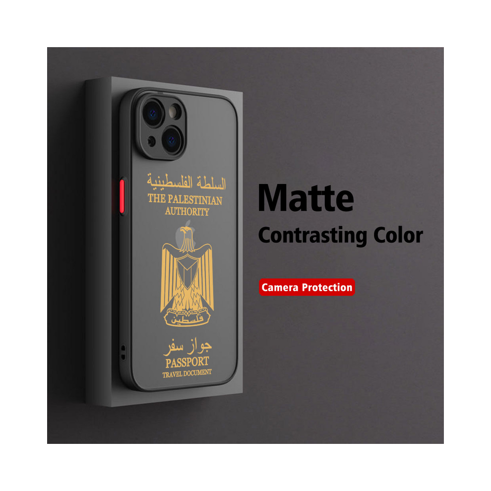 (Fghs-102Zfg9126a7, For S22 Ultra 5G) Matte Transparent Phone Case Palestine Flag Map Pa 931288041877