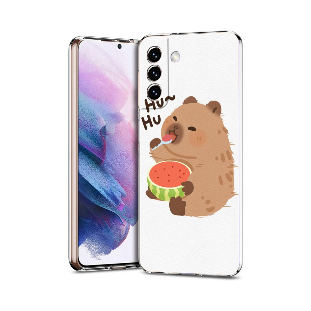 (B3, For Samsung S24plus) Cartoon Capybara Phone Case For Samsung Galaxy S24 931288047374