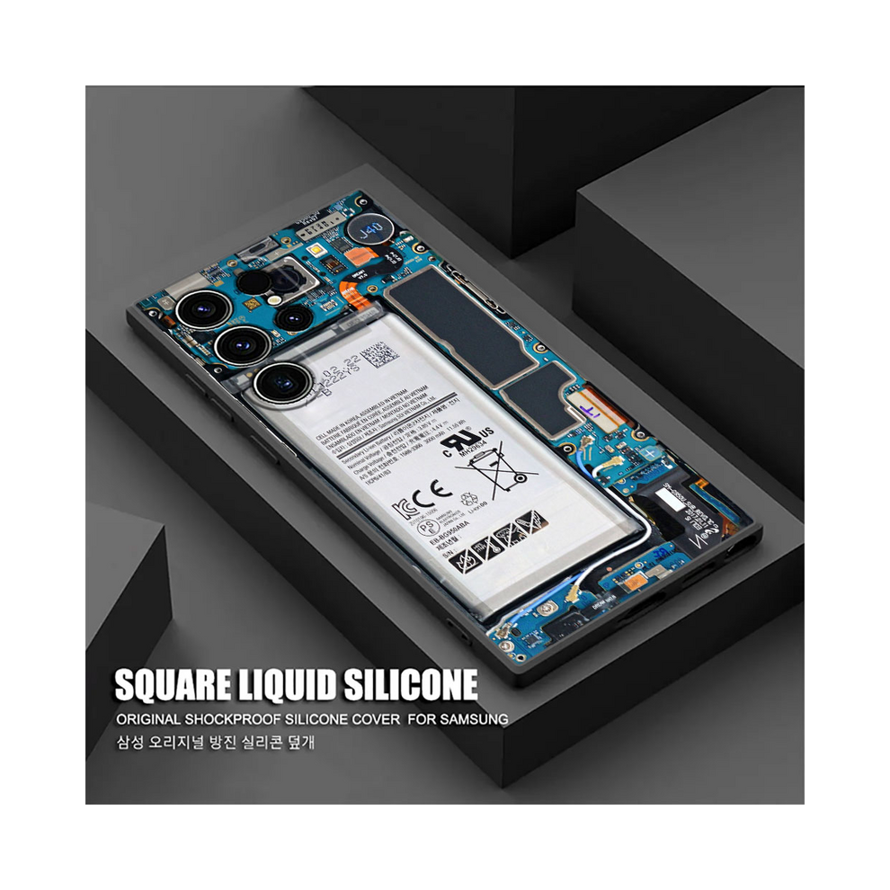 (Zmbla 06, Samsung S10 4G) Retro Music Tapes Camera Circuit Board Phone Case 931288059261
