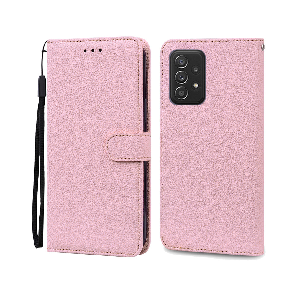 (, Samsung A52 4G 5G) A52 A52s Case For Samsung Galaxy A52 Case Leather Pink 931288079801