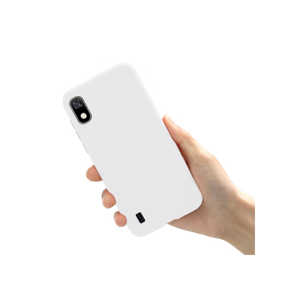 (, For Samsung A10) For Protector Samsung A10 Case A10s Cover Tpu Sili White