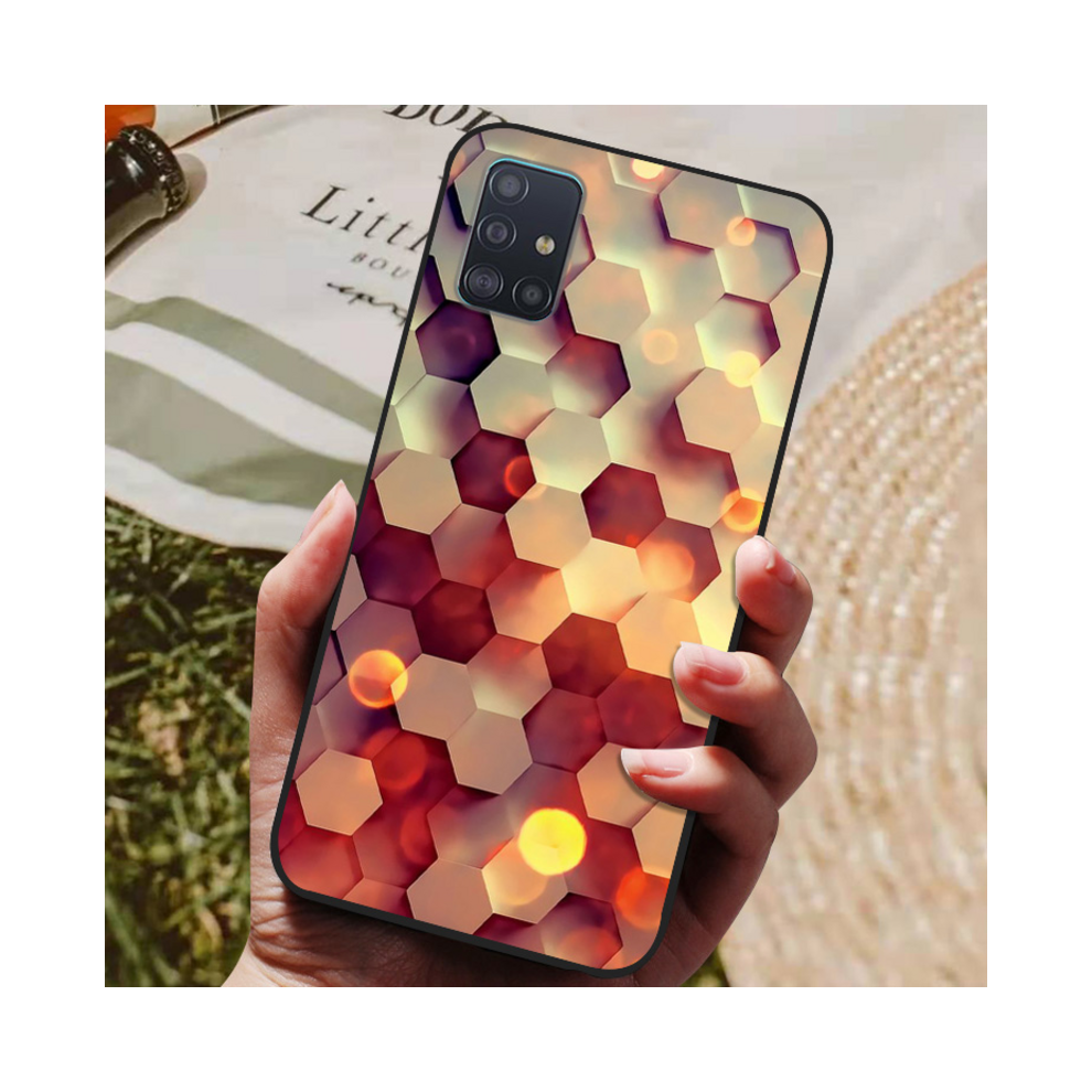 (14, For Samsung A51) For Samsung Galaxy A31 A51 A71 Case Silicon Back C 931288073410