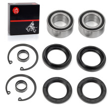 Cojinetes y sellos de rueda delantera compatibles con Honda Foreman 400 TRX400FW, Foreman 450 TRX450 S/ES/FE/FM, Foreman 500 Rubicon 500 TRX500,