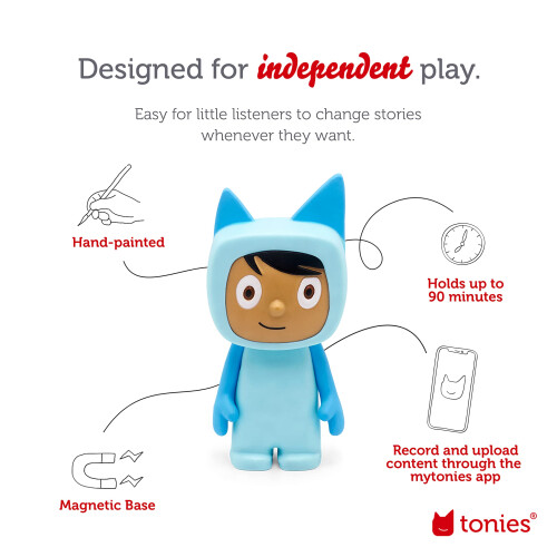 Tonies Creative Audio Character  Hellblau/Mittel 1