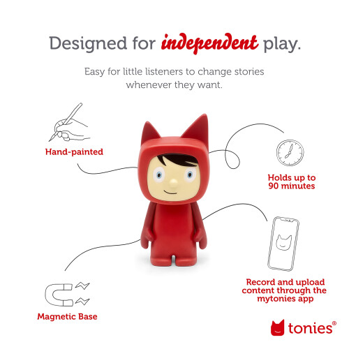 Tonies Kreativer Audio-Charakter - Rot/Beige 2