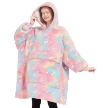 Sudadera con capucha que brilla en la oscuridad para adultos, Sherpa, todos los estampados, sudadera extragrande con bolsillos, bonitos regalos p