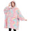 Φωσφορίζουσα Φορετή Πετσέτα Hoodie για Ενήλικες Sherpa Oversized με Θέσεις 1