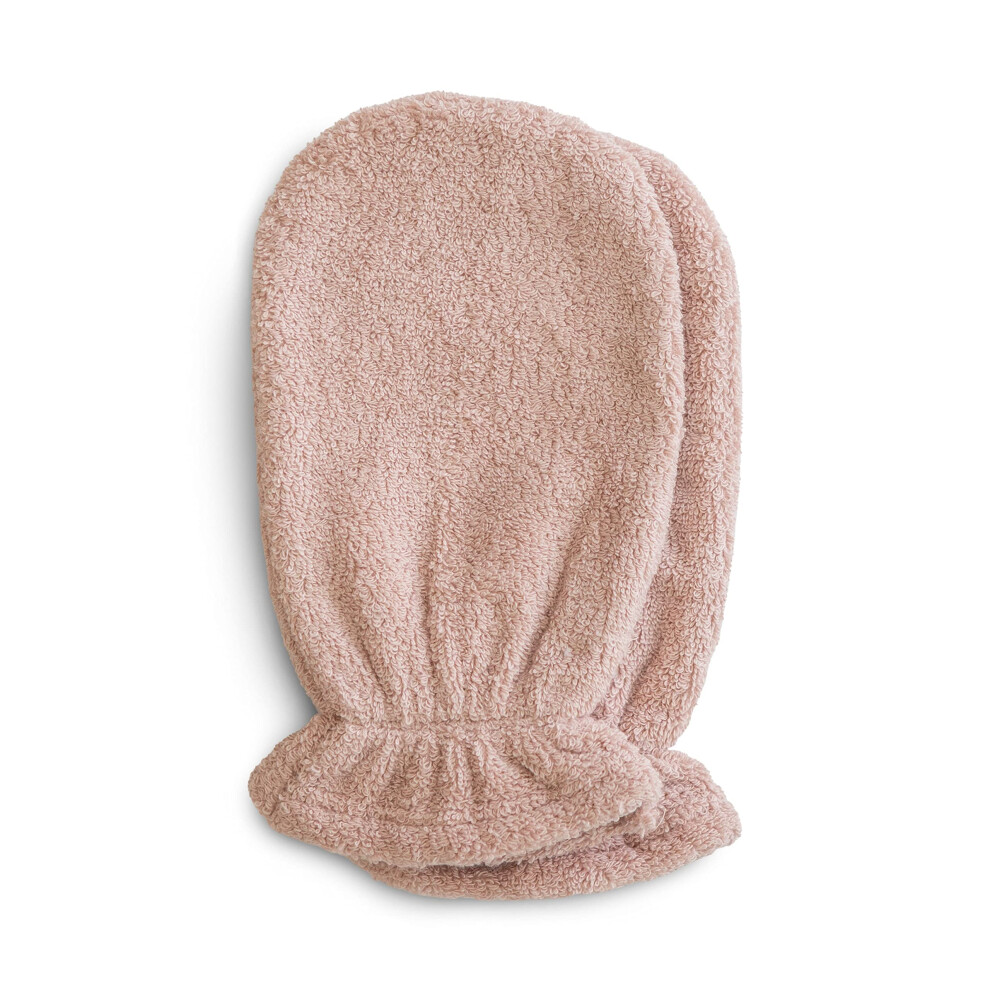 Mushie Baby Bath Mitt | Organic Cotton | Pack Of 2 Blush Pap