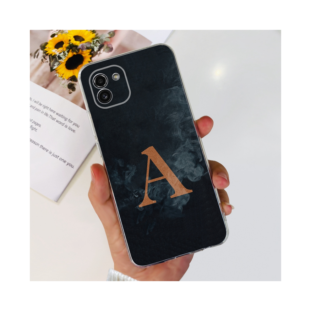 ( A, For Galaxy A03 Core) For Samsung Galaxy A03 Case Sm-A035f New 26 Letter Black 931288131547